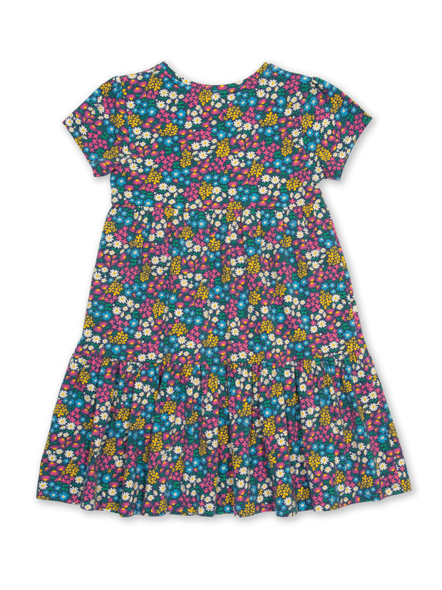 Flower patch dress navy