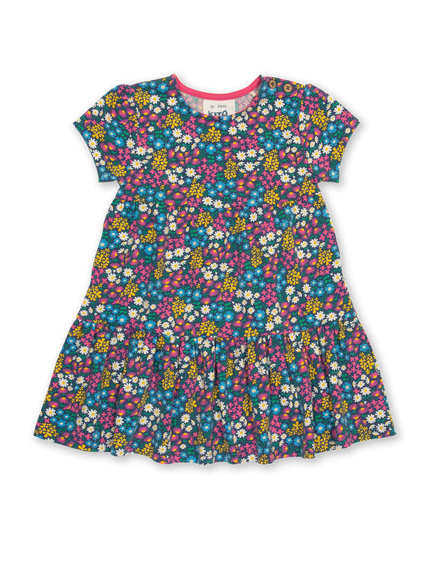 Flower patch dress navy