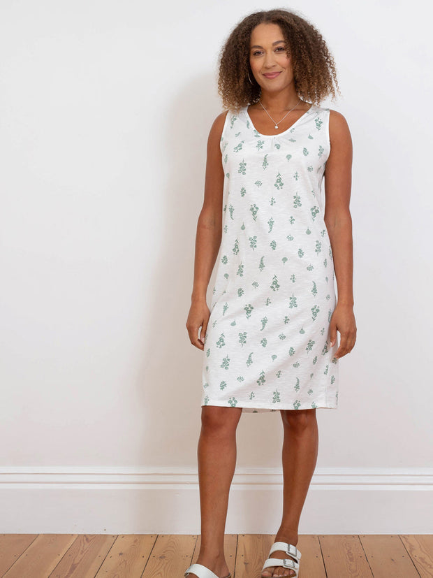 Seaborough slub jersey dress