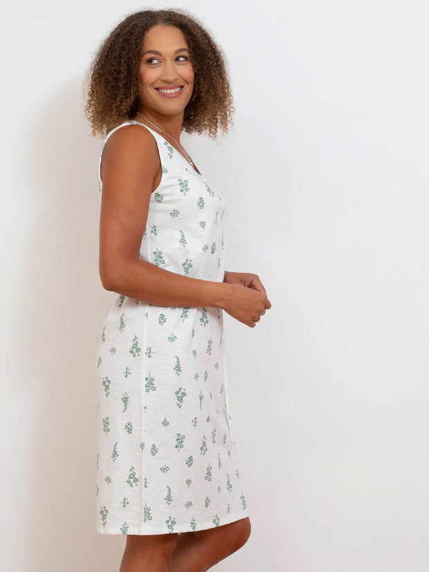 Seaborough slub jersey dress