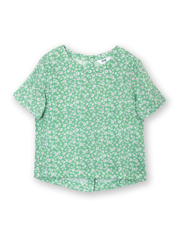 Whitcombe muslin blouse ditsy fields