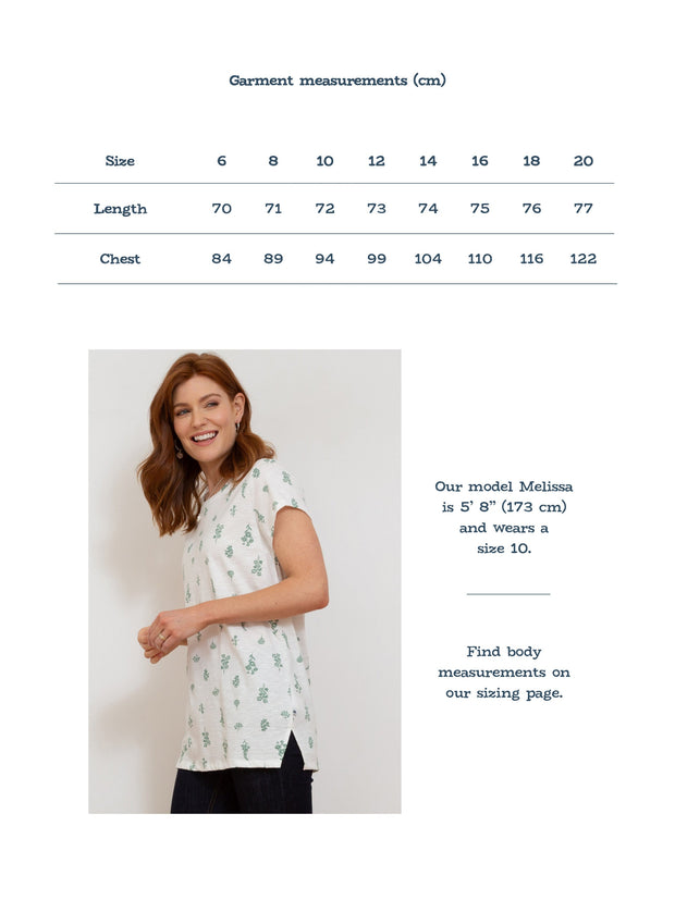 Uphall slub jersey tunic