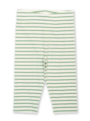 Stripy pedal pushers sage