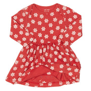 Baby in snowflake body dress