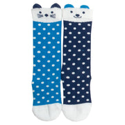 Baby in 2 pack dot socks