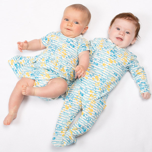 Baby in fish explorer bodydress