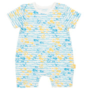 Baby in fish explorer romper