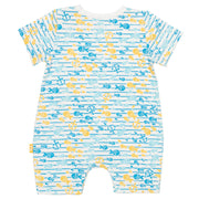 Baby in fish explorer romper