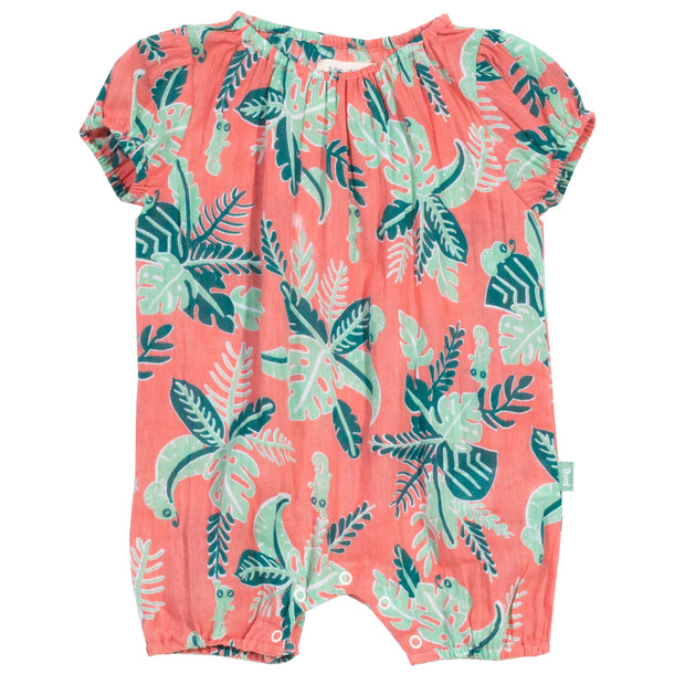 Baby in chameleon romper
