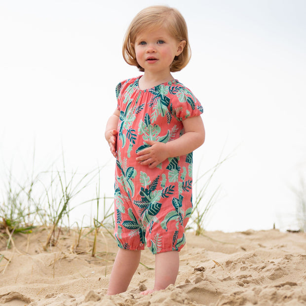 Baby in chameleon romper