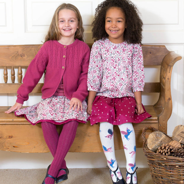 Girl in pegasus tights