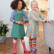 Girl in 2 pack bunny socks