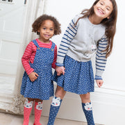 Girl in 2 pack bunny socks