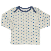 Boy in starry night t-shirt