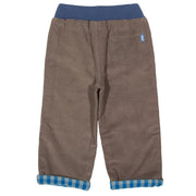 Boy in check reversible pull ups