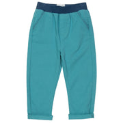 Boy in jean pull ups