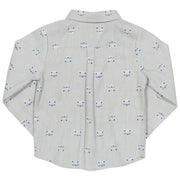 Boy in cool cat shirt