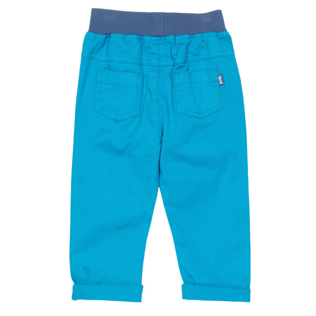 Boy in jean pull ups