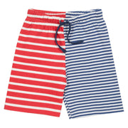 Boy in mix & match shorts