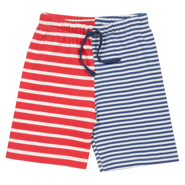 Boy in mix & match shorts