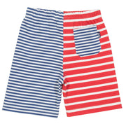 Boy in mix & match shorts