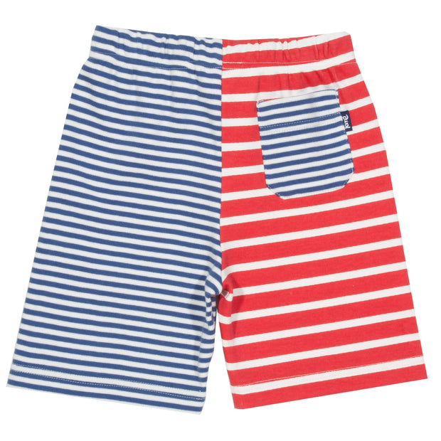 Boy in mix & match shorts