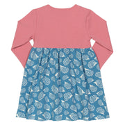 Girl in hedgehog bow dress