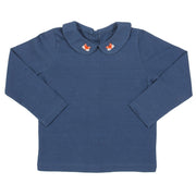 Girl in foxy pinafore set