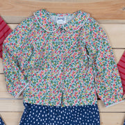 Girl in country blouse