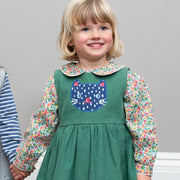 Girl in country blouse