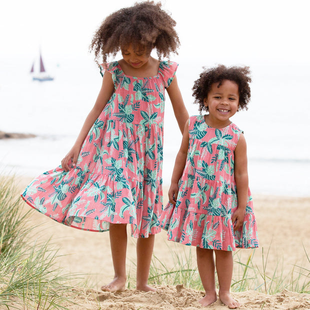 Girl in chameleon dress